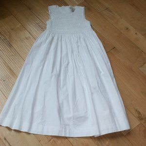 White Cotton Dress Size 10